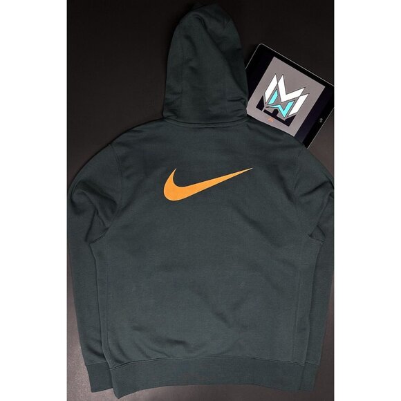 Nike Club Fleece Pullover Soccer Hoodie FB6574-328 Green Men’s Sizes - Picture 7 of 8